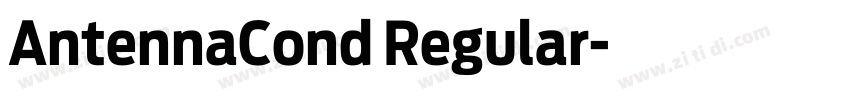 AntennaCond Regular字体转换